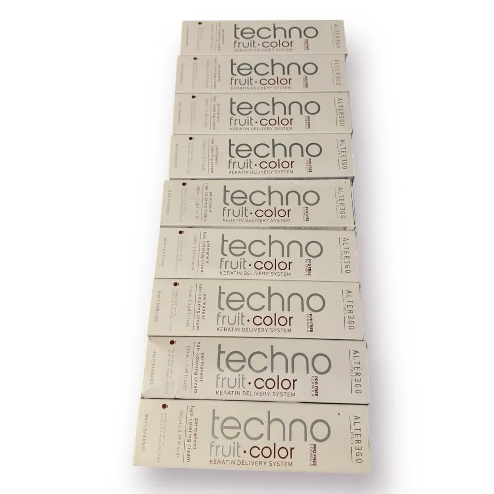 Alter Ego Techno Fruit Color Permanent Hair Coloring Cream 3.38 oz Choose‎ Color